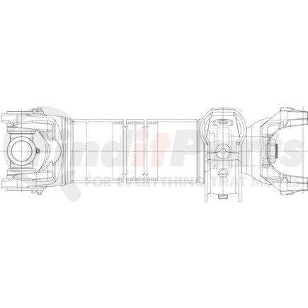 250CS54003C-1125M by DANA - Drive Shaft Assembly
