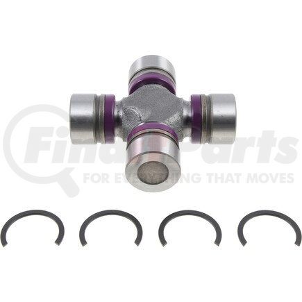 25-7166X by DANA - Drive Axle Shaft Universal Joint - Steel, Non-Greasable,ISR Style, Round Bearing Cap, with Snap Ring