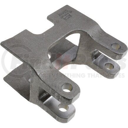 302597 by DANA - Beam Axle Bracket - Bar Pin Type, Long Arm Side, 4 x 27.6 Hanger Holes and Dia.