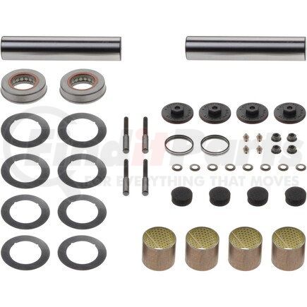 328349 by DANA - Steering King Pin Set - 9.06 in. Length, 1.87 in. dia., 1.82 in. Bushing, DX Garlock