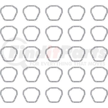 34687 by DANA - Differential Cover Gasket - Lydall, 10 Bolt Holes, for DANA 60 and 70 Axle