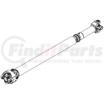 5009643-2600 by DANA - 1310 Series Drive Shaft - 1.12 Inboard Spline, 2.25 in. Max Slip