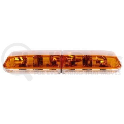 92668Y by TRUCK-LITE - Bulb Replaceable, Halogen, Light Bar, Yellow, Rectangular, 4 Bulb, Permanent Mount, 110 Fpm, Hardwired, Stripped End, 12V