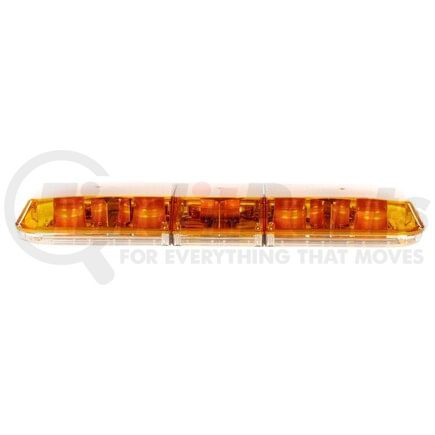92673Y by TRUCK-LITE - Bulb Replaceable, Incandescent, Light Bar, Yellow, Rectangular, 4 Bulb, Permanent Mount, 150 Fpm, Selectable Flash Patterns, Hardwired, Stripped End/Control Box Connector, 12V