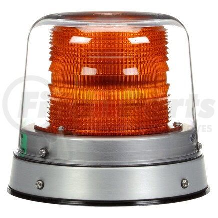 92865Y by TRUCK-LITE - LED, High Profile Beacon, Yellow, Permanent Mount, Class I, Hardwired, Stripped End, 12 - 24V