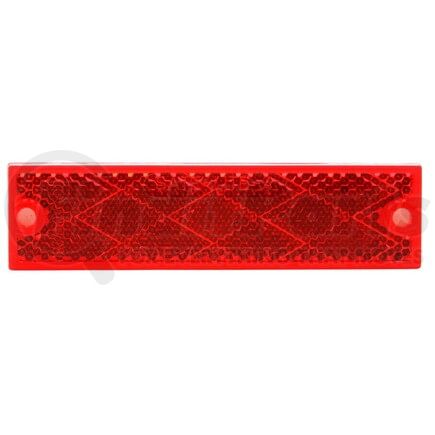 98003RB by TRUCK-LITE - Rectangle, Red, Reflector, 2 Screw Or Adhesive Mount, Basket