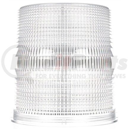 99220W by TRUCK-LITE - Round Replacement Lens - Clear, Polycarbonate, For Strobes (92572Y, 6811A, 6811MA, 6601A, 6601MA, 92860Y LED, 92861Y LED), Threaded Fit