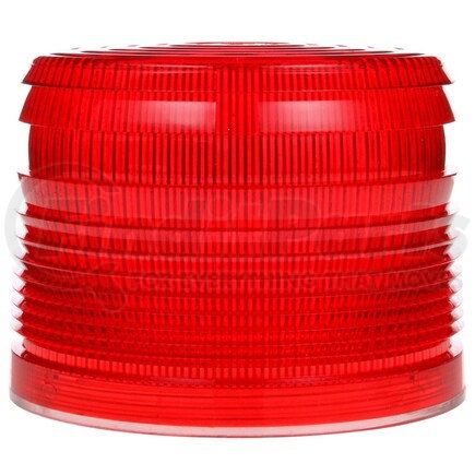 99221R by TRUCK-LITE - Beacon Light Lens - Round, Red, Polycarbonate, Replacement Lens for Strobes & Beacons (6600R, 6810R), Threaded Fit