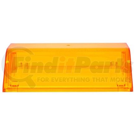 99204Y by TRUCK-LITE - Rectangular, Yellow, Polycarbonate, Replacement Lens for Light Bars (92674Y, 92675Y, 92676Y, 92677Y), Snap-Fit