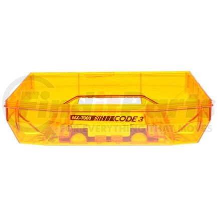 99205Y by TRUCK-LITE - Lower Outboard, Rectangular, Yellow, Polycarbonate, Replacement Lens for Light Bars (92674Y, 92675Y, 92677Y), Snap-Fit