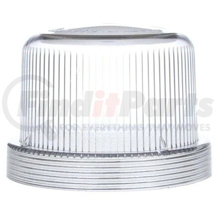 99252C by TRUCK-LITE - Beacon Light Lens - Round, Clear, Polycarbonate, Replacement Lens for Strobes & Beacons (92564C), Threaded Fit