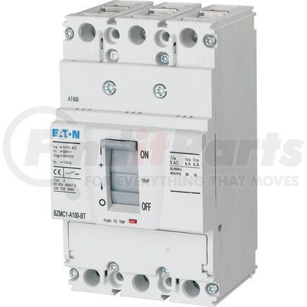 109740 by EATON - Circuit Breaker - Molded Case, 415V, IP20, 25 A Amp Rating, BZME1-A25-BT