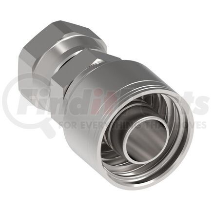 04Z-606 by EATON - Crimp Fitting - Straight, SAE, 37° JIC, Female Swivel, 1/4" x 3/8"