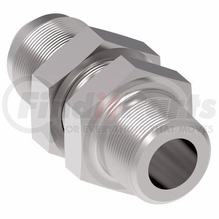2240-16-16S by EATON - Male Bulkhead Connector - 1" O.D, JIC 37 Flare-Twin Straight Adapter