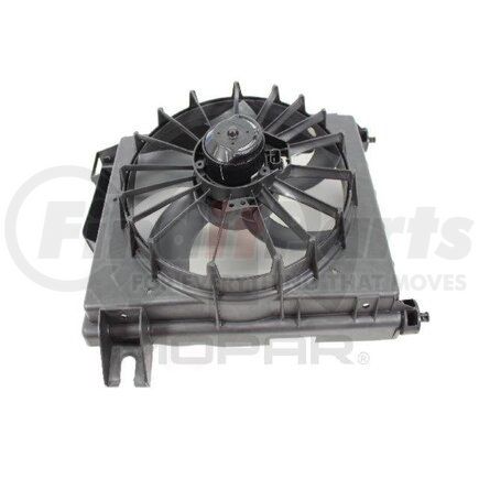 68004163AB by MOPAR - A/C Condenser Fan Assembly - With Motor/Fan/Shroud, for 2006-2007 Dodge Ram 1500/2500/3500