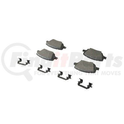 68346917AB by MOPAR - Front Disc Brake Pad Kit - 2017-2022 Jeep Compass, 2.4L L4 Gas