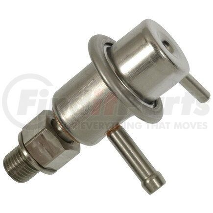 PR334 by STANDARD IGNITION - Fuel Pressure Regulator - Steel, Silver Finish, Gas, Angled Type, 2 Ports, Screw-In