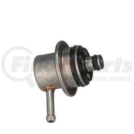 PR351 by STANDARD IGNITION - Fuel Pressure Regulator - Steel, Silver Finish, Gas, 57 psi, Angled Type, Direct Mount