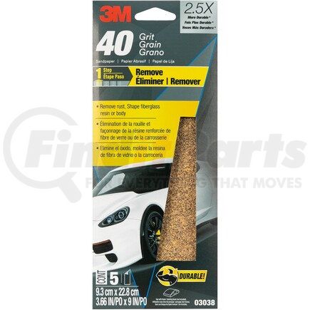 03038 by 3M - AUTOPAK SHTS COARSE 5/PAK