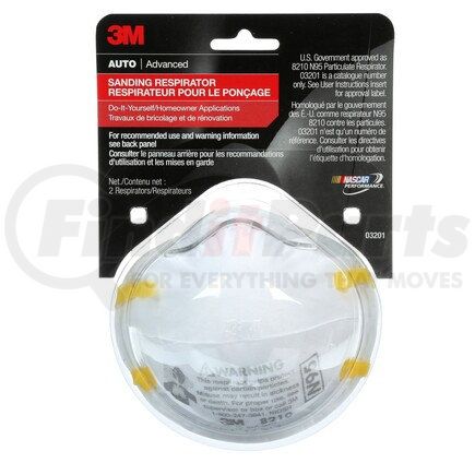 03201 by 3M - 3M SANDING RESPIRATOR