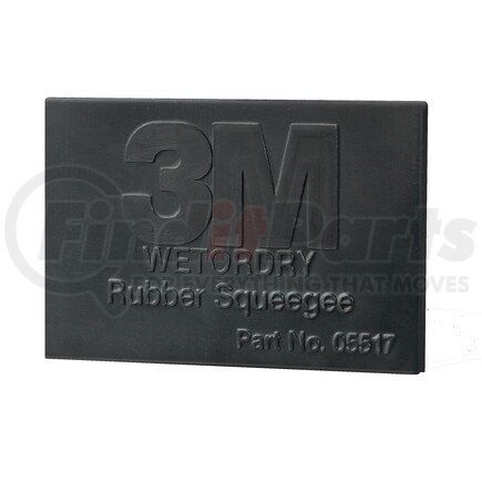 05517 by 3M - Wetordry™ Rubber Squeegee, 2-3/4 in x 4 1/4 in,