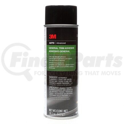 08088 by 3M - General Trim Adhesive - High Strength, Clear Drying, Aerosol, 18.1 Oz.