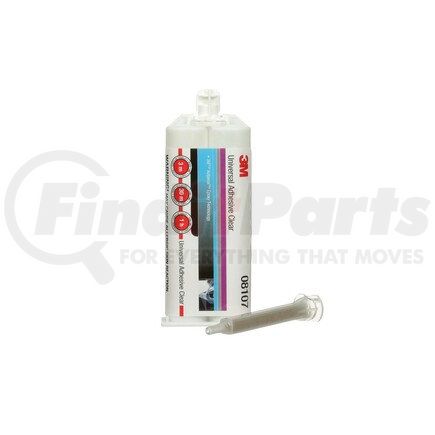 08107 by 3M - Universal Adhesive Clear, 47.3 mL Cartridge, 6 per case