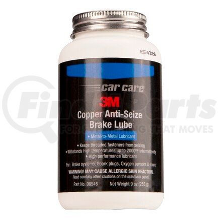 08945 by 3M - Copper Anti Seize Brake Lube - 9 oz., Metal-to-Metal Lubricant