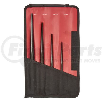 62235 by MAYHEW TOOLS - Aligning Punch Set - 4-Piece, Black Oxide Finish, Steel