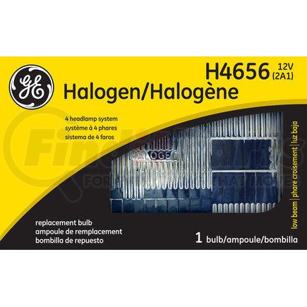 H4656 by GENERAL ELECTRIC - Rectangular Sealed Beam 100x165