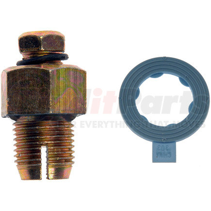 090-045 by DORMAN - Oil Drain Plug Piggyback 1/2-20 D.O., Head Size 3/4 In.