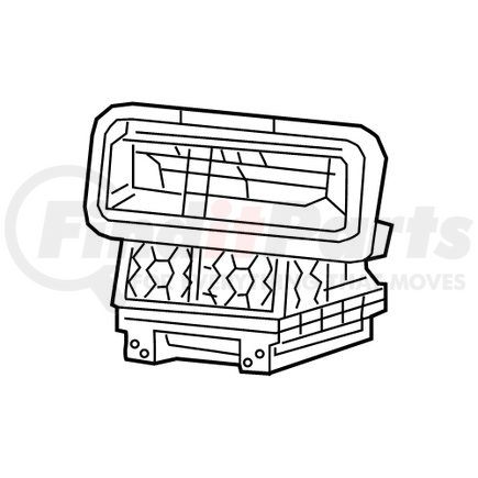 68395986AB by MOPAR - HVAC Air Inlet Housing - with Other Components