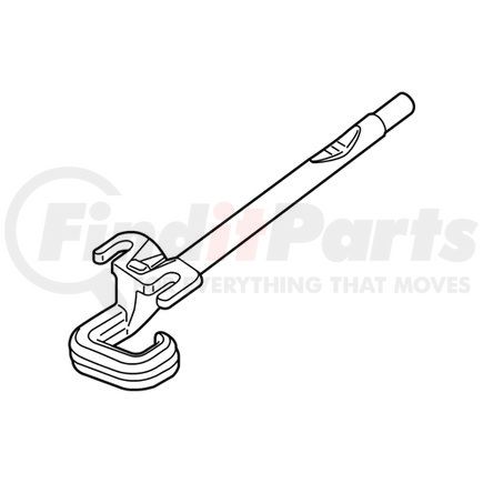 68285704AA by MOPAR - Tow Hook - Rear, For 2019-2023 Jeep Cherokee