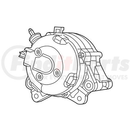 56029803AA by MOPAR - Alternator - For 2018-2023 Wrangler & 2020-2023 Gladiator