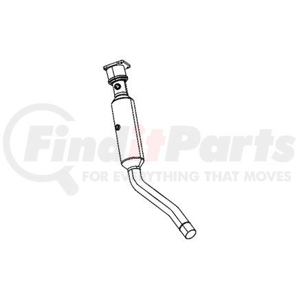 57008368AA by MOPAR - Catalytic Converter and Pipe Assembly - Front