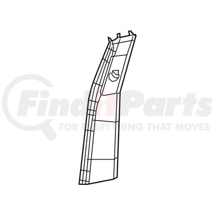 6FF59HL1AA by MOPAR - Body B-Pillar Trim Panel - Left, Upper, For 2019-2022 Jeep Cherokee