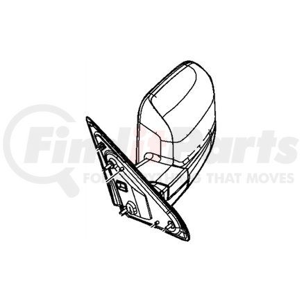 68412884AC by MOPAR - Door Mirror - Right, for 2015-2018 Ram 2500/3500