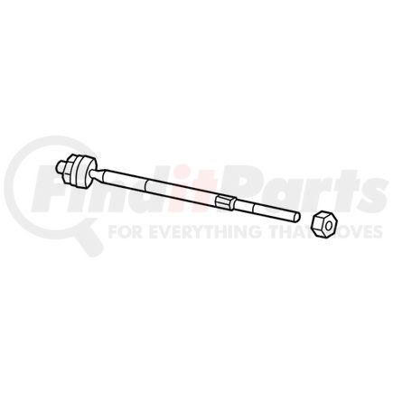 68424439AA by MOPAR - Steering Tie Rod End Kit - Inner