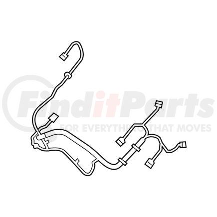 68410672AG by MOPAR - Battery Wiring Harness