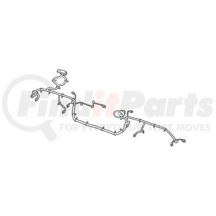 68294468AD by MOPAR - Bumper Cover Wiring Harness - Rear, For 2019-2020 Ram 1500