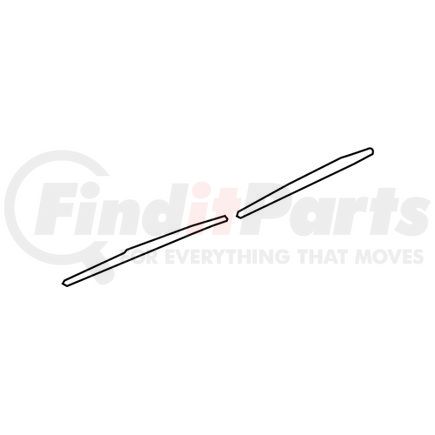 WBF00021AB by MOPAR - Windshield Wiper Blade - Front, Right