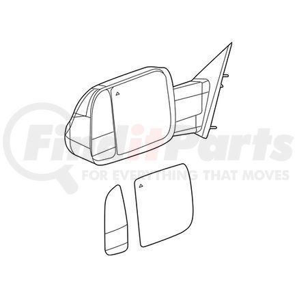 68493431AA by MOPAR - Door Mirror - Left, For 2019-2023 Ram 1500