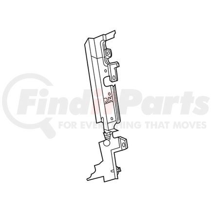 68359303AB by MOPAR - Radiator Side Air Seal - Front, Left, For 2019-2023 Ram