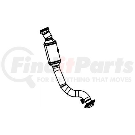 68529433AA by MOPAR - Exhaust Pipe Flange Gasket - Left/Right, for 2012-2023 Jeep/Dodge/Chrysler/Ram
