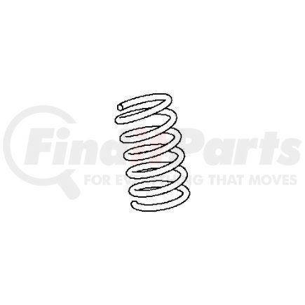 68175188AA by MOPAR - Coil Spring - Rear, For 2013-2019 Fiat 500