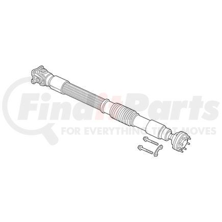 68272524AC by MOPAR - Drive Shaft - Front, for 2018-2024 Jeep Wrangler & 2021-2023 Gladiator