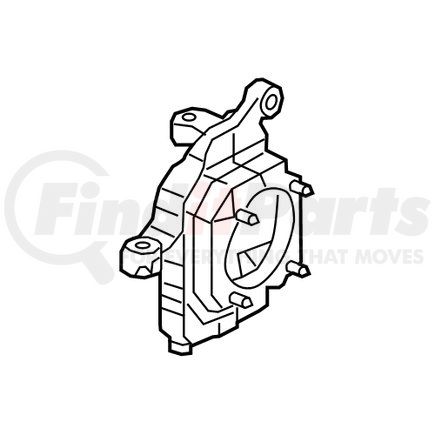 68449576AA by MOPAR - Suspension Knuckle - Front, Right, For 2013-2023 Ram