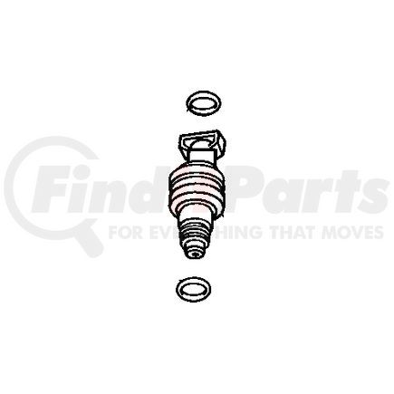 68051554AA by MOPAR - Fuel Injector - For 2004-2010 Dodge and Chrysler