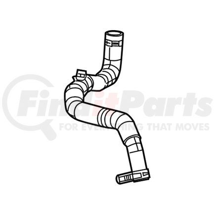 68359812AA by MOPAR - Engine Coolant Recovery Hose - For 2019-2023 Ram