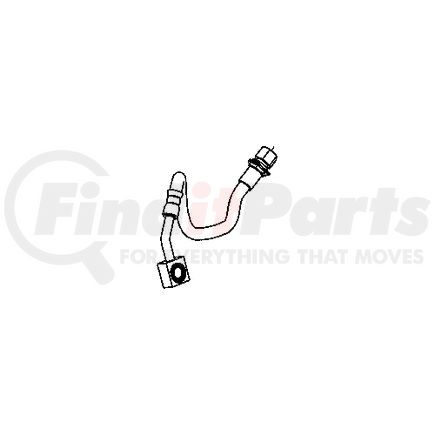 55366893AJ by MOPAR - Air Brake Hose - Front, Left